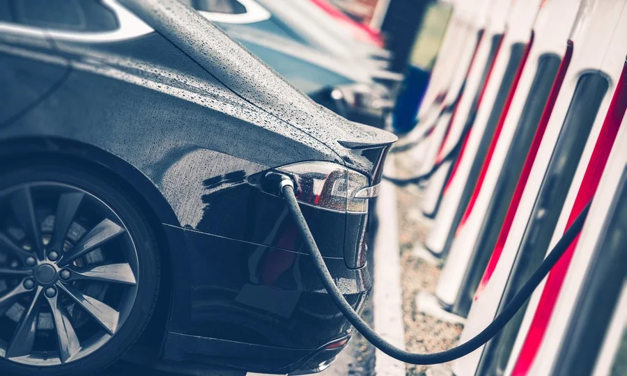 Electric car charging points