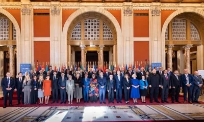 European Parliament leaders discussing